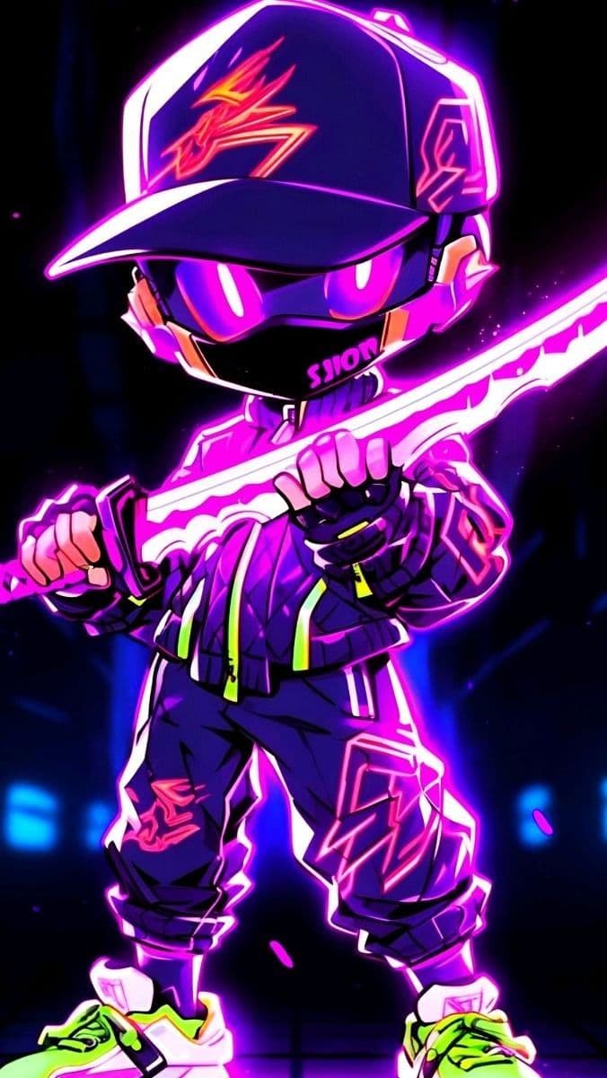Neon Blade Runner