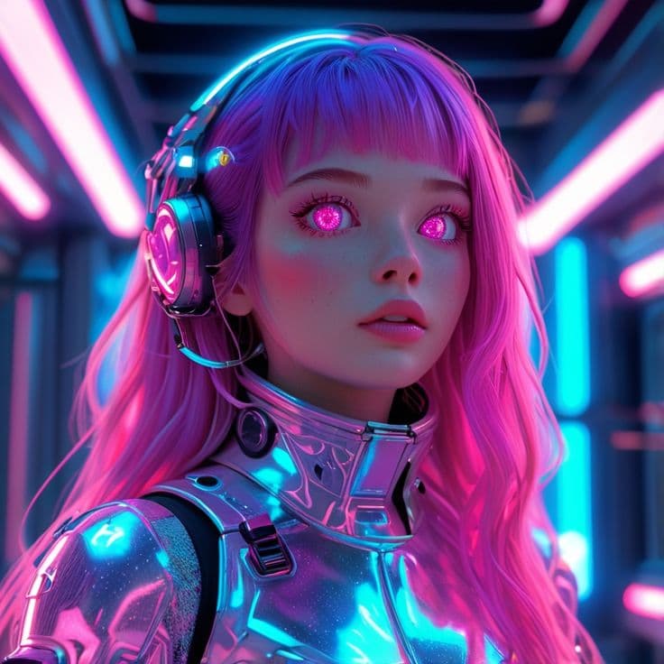 Neon Starlight Sentinel