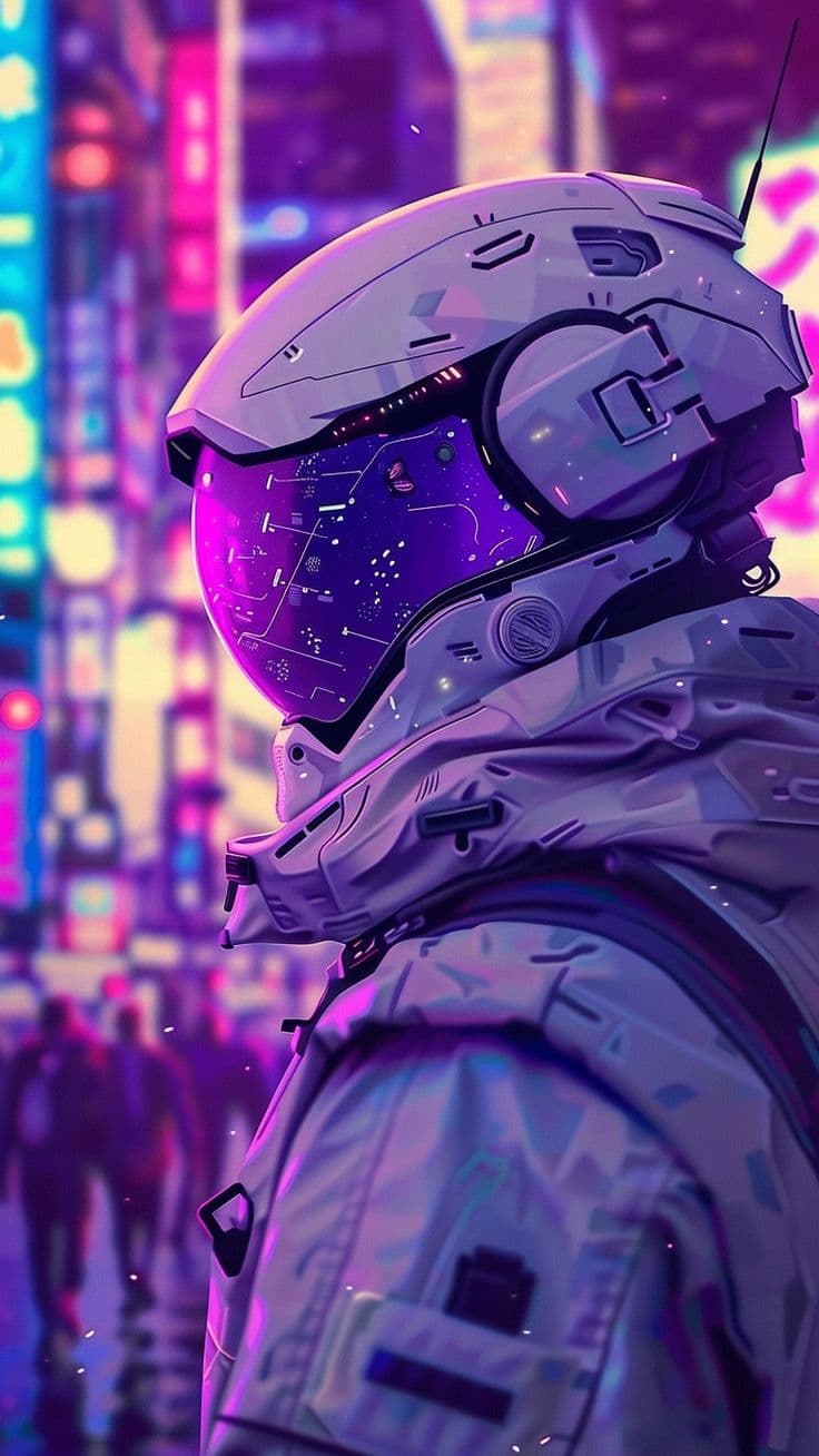 Neo Astronaut in Cyber City