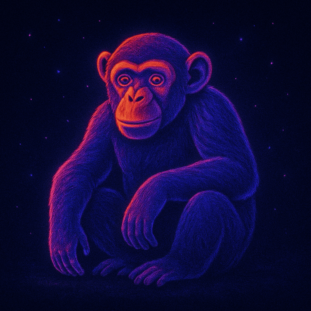 Neon Chimpanzee